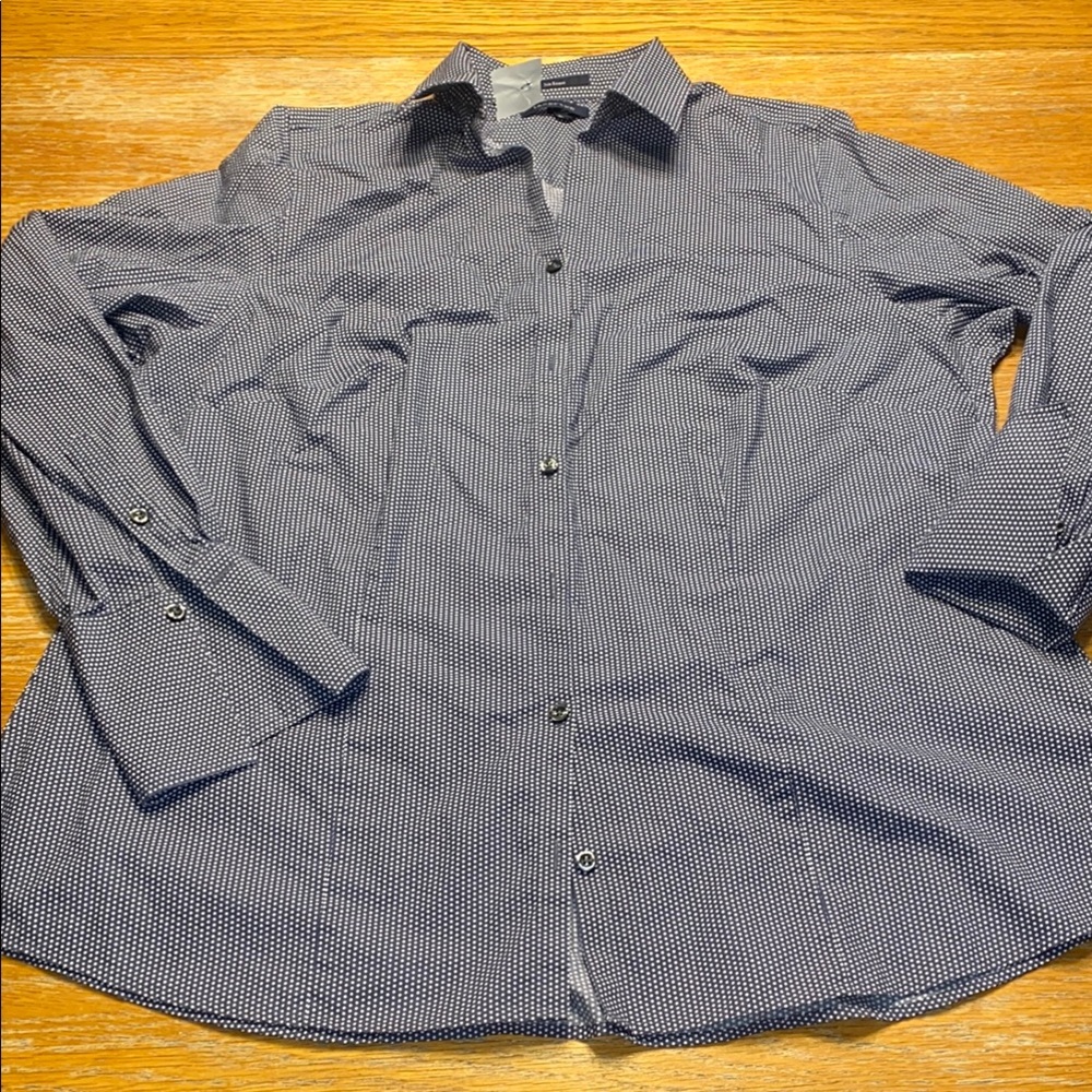 Lands' End Blue Button Down Shirt